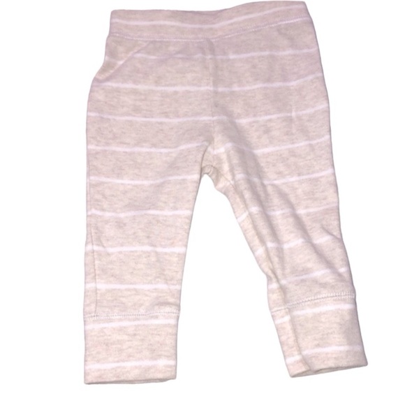 Cloud island tan striped pants size 3-6 months - Picture 1 of 5